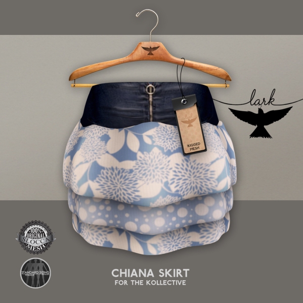 Chiana Skirt Ad Blue